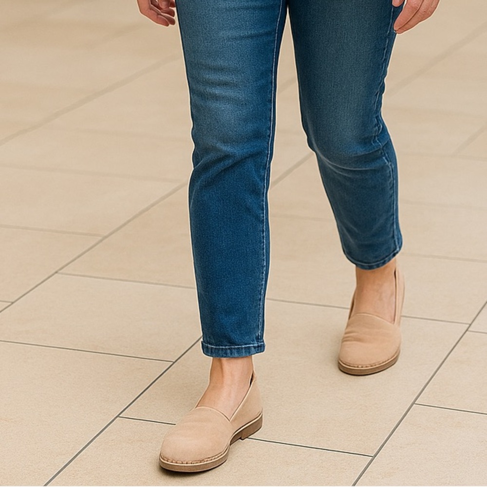 Franco Sarto Light Tan Espadrille Loafers